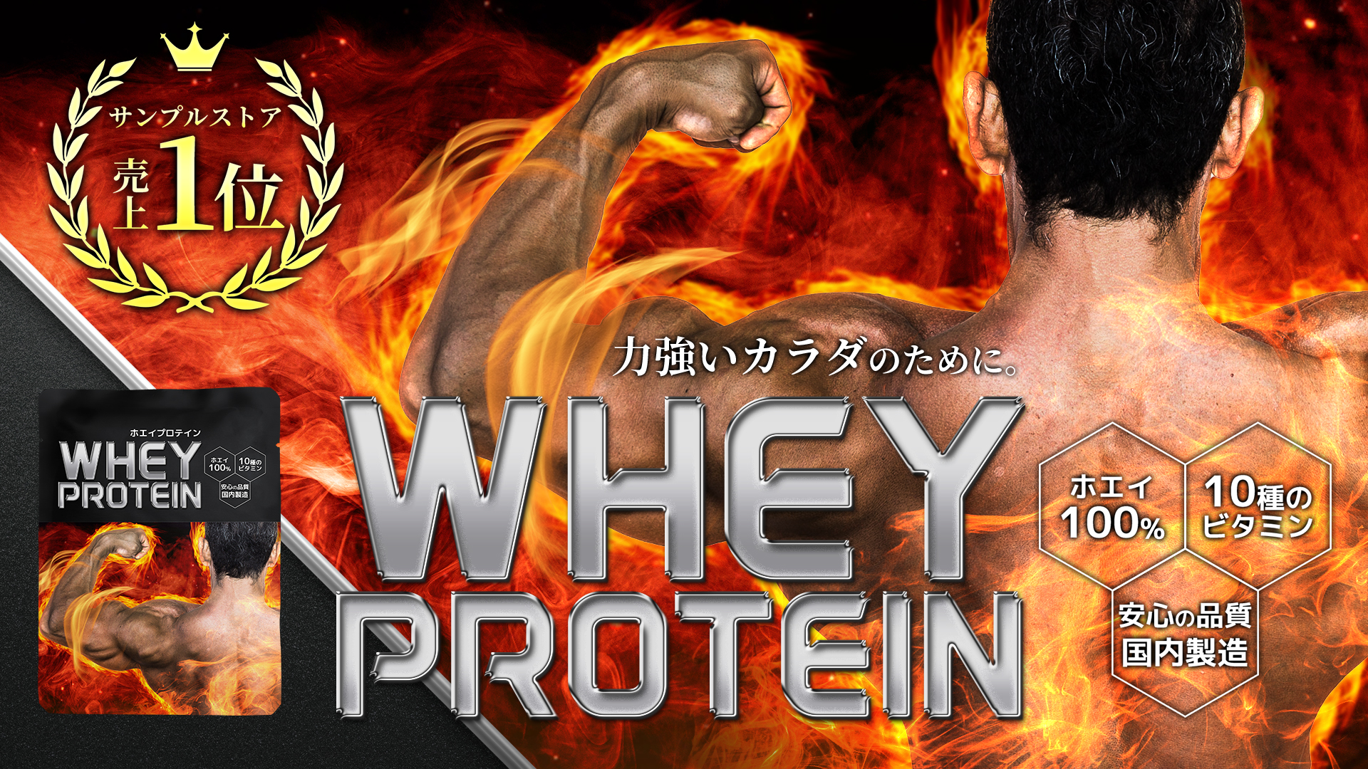 男性向けバナー習作